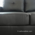 Canapé sectionnel en cuir moderne de luxe direct PU